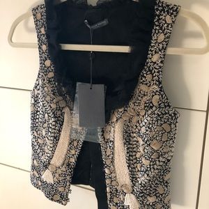 Alexander McQueen Embroidered Vest